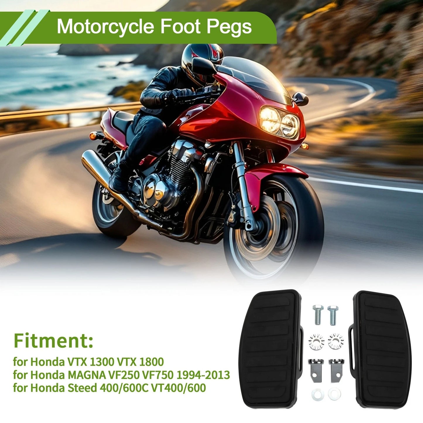 Foot Pegs 1 pair for Honda VTX 1300 1800