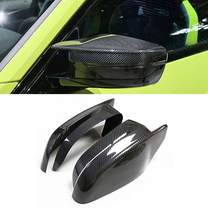 Dry Carbon Fiber Rear Side Mirror Covers for BMW M3 M4 G80 G82 G83 (2021-2023)