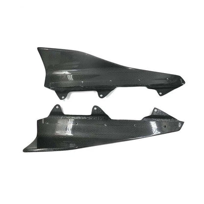 For 2016-2020 BMW F87 M2 P Style Carbon Fiber Side Skirt Splitter Lip Bodykit