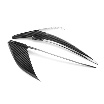 REAL Carbon Fiber Front Headlight Eyebrow Cover Trim for Subaru WRX 2022-2023
