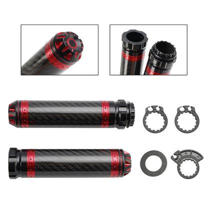 7/8" Carbon Motorcycle Handlebar Grips for Cub