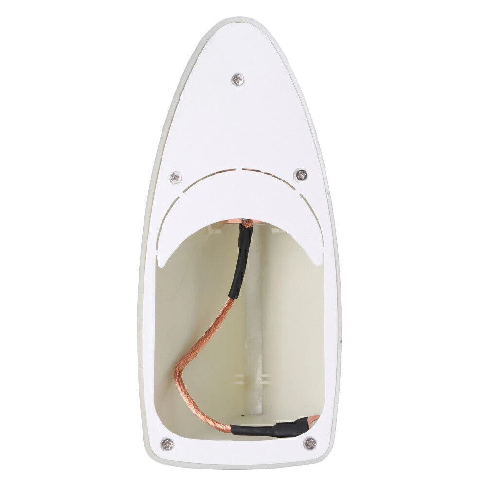 Shark Fin Roof Antenna for Universal Car - FM/AM Radio Receiver - Silver
