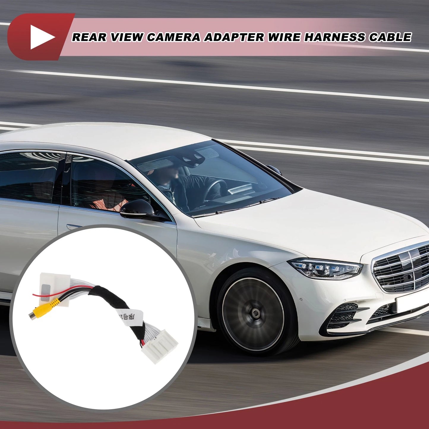 Rear View Camera Adapter Wire Harness Cable for Mazda CX-5 (2015)