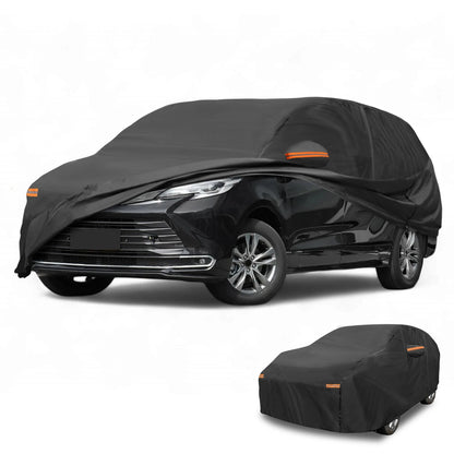 Waterproof All Weather Car Cover for Toyota Sienna Black