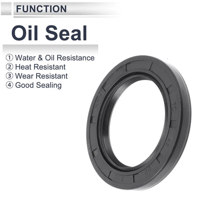 Oil Seal 42x62x7mm Black 5 Pcs