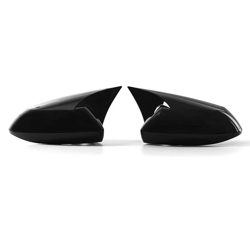 2 x Side Rearview Mirror Cover Trim Glossy Black for Toyota Corolla (2019-2023)