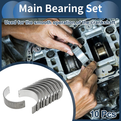 Main Bearing Set Metal 10 Pcs for TOYOTA CRESSIDA (1980–1996)
