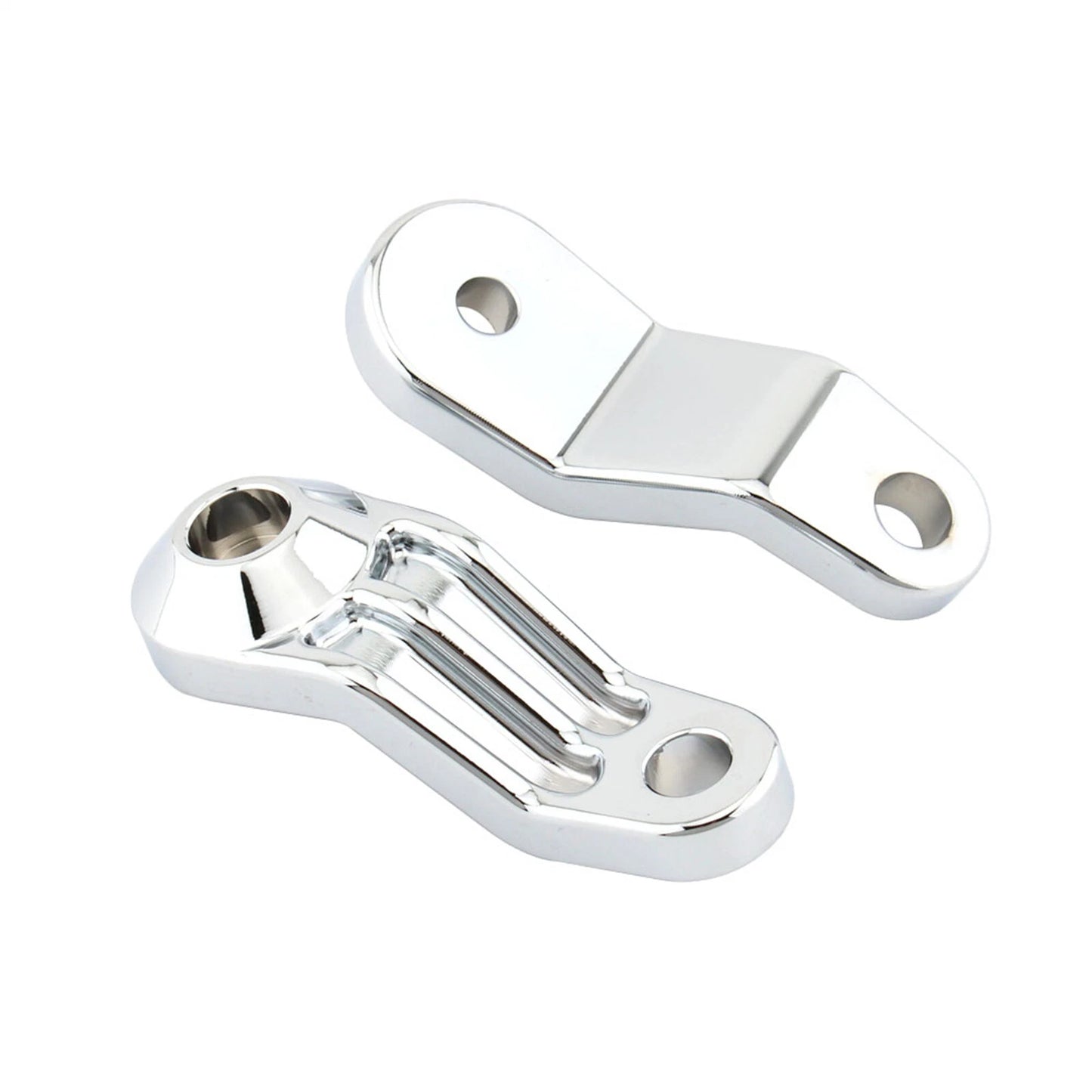 2 x Chrome Rear Turn Signal Light Holders for Triumph Thruxton (2016-2023)