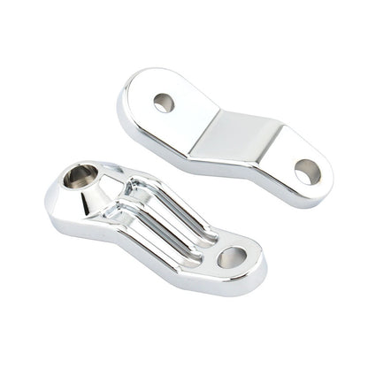 2 x Chrome Rear Turn Signal Light Holders for Triumph Thruxton (2016-2023)