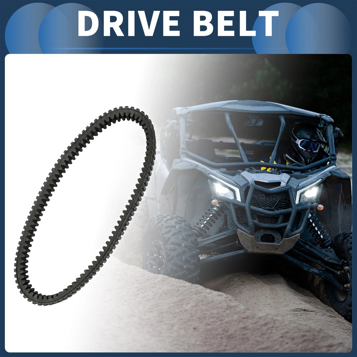 Drive Belt V-Belt for Yamaha YFM550 Grizzly FI 4x4 Auto (2009–2014)
