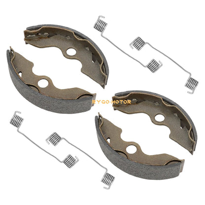 Front Brake Shoes W/Springs for Honda FourTrax 300 TRX300 2x4 (1988–2000)