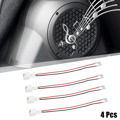 4 x Car Speaker Connector Wire Harness Adapters for Nissan Infiniti