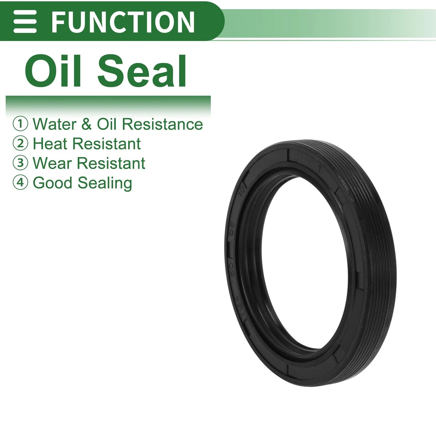 Oil Seal / 50x68x10mm / Rotary Shaft Seal NBR Rubber High Pressure Black