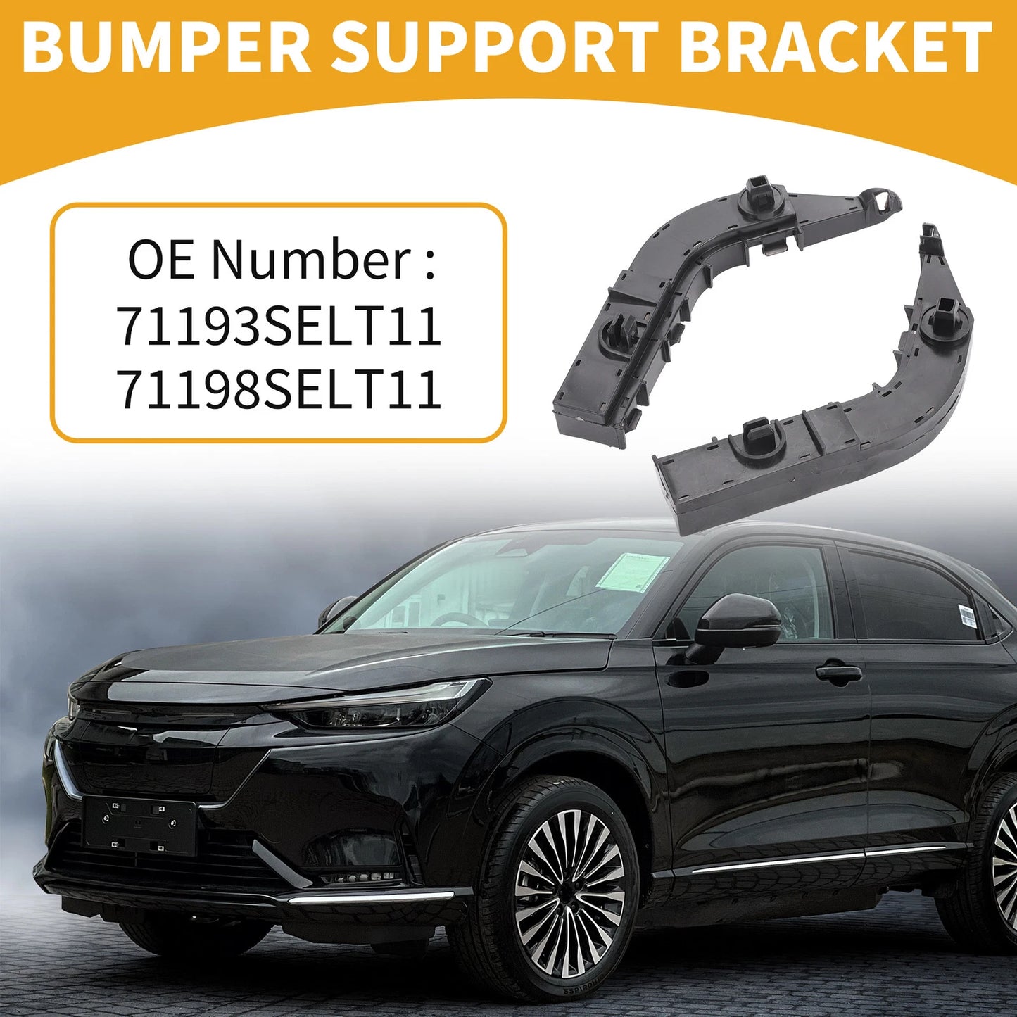 Bumper Support Bracket 1 Pair for Honda City (2005-2008)