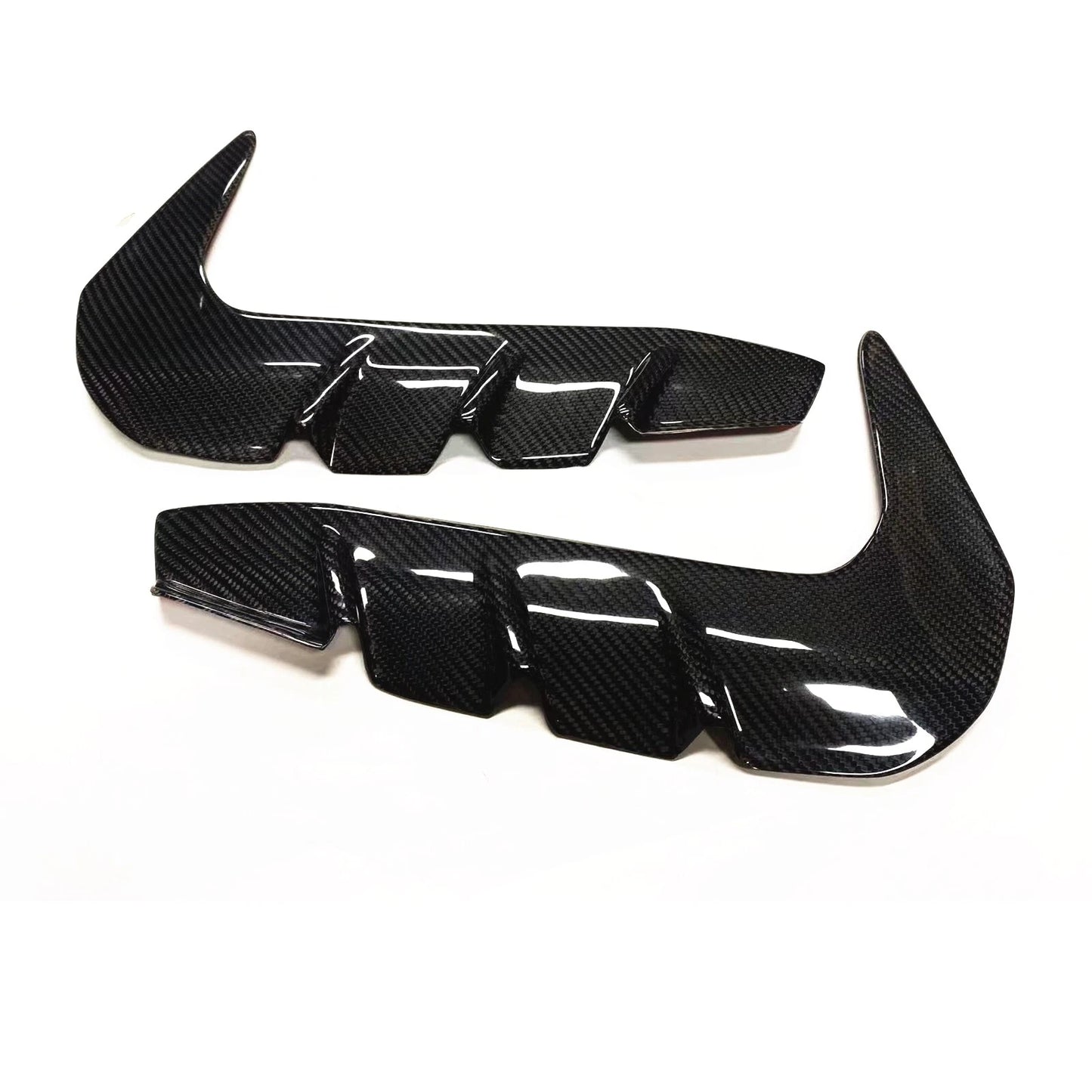 2 x Carbon Fiber Side Fender Vent Trims for Subaru BRZ, Toyota GR 86 (22-25)