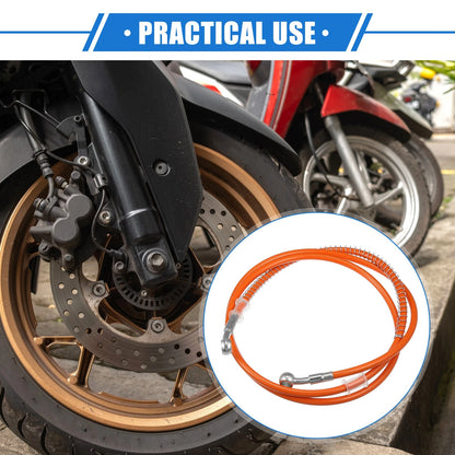Hydraulic Brake Hose Line Pipeline 10mm Orange for Motorcycle