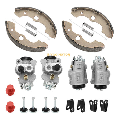 Front Brake Wheel Cylinders W/Shoes Hole Plug for Honda TRX400FW Foreman