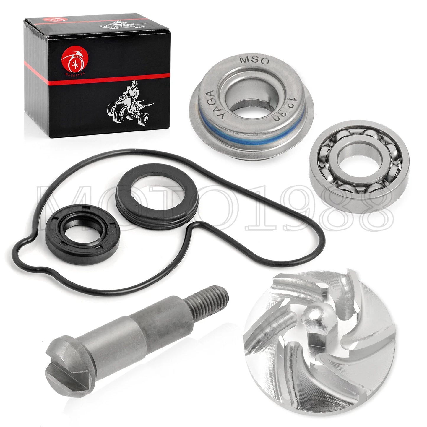 2x Water Pump Seal Repair Kit for Honda TRX450R/TRX450ER (2004–2014)