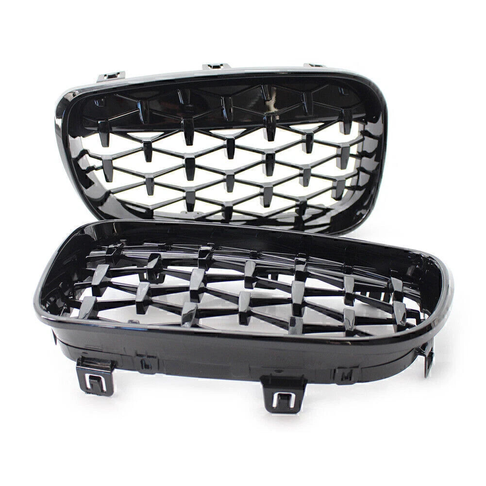 Gloss Black Front Grille for BMW E81 E82 E87 E88 1 Series (2008-2011)