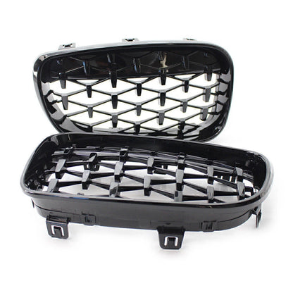 Gloss Black Front Grille for BMW E81 E82 E87 E88 1 Series (2008-2011)