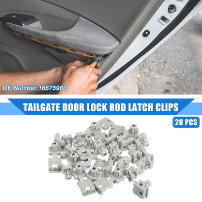 20pcs Tailgate Door Lock Rod Latch Clips for Chevrolet Astro (1994-2005)
