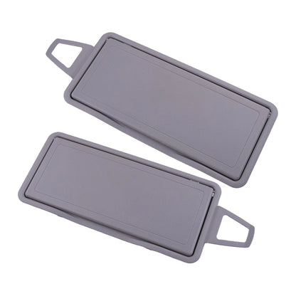 Grey Sun Visor Shade Mirror Covers  For Mercedes Benz W220 (2000-2006)