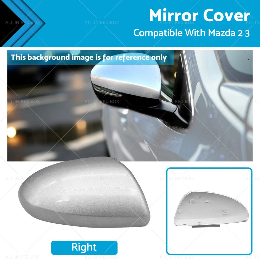Driver Side Mirror Cover Cap for Mazda 2, 3 (2009-2013)