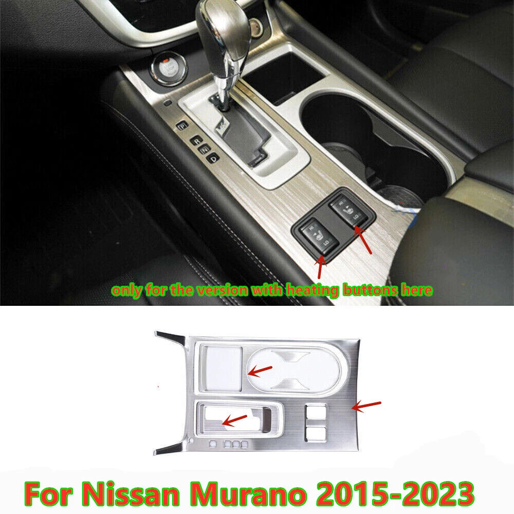 Gear Shift Water Cup Panel Cover Trim for Nissan Murano (2015–2023)