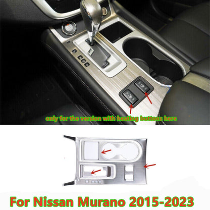 Gear Shift Water Cup Panel Cover Trim for Nissan Murano (2015–2023)