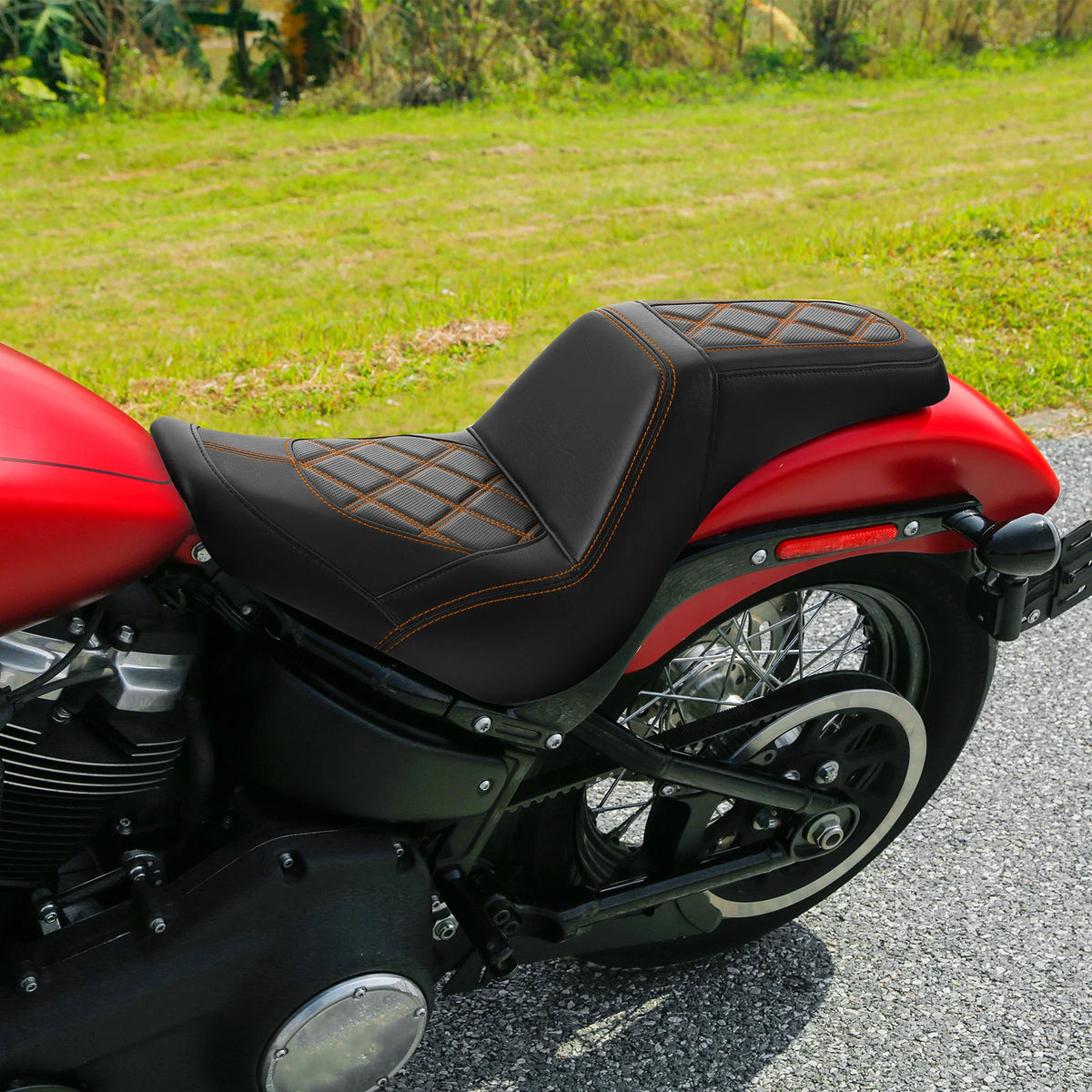 Driver Passenger Gel Seat for Harley Softail Standard Street Bob (2018-2025)