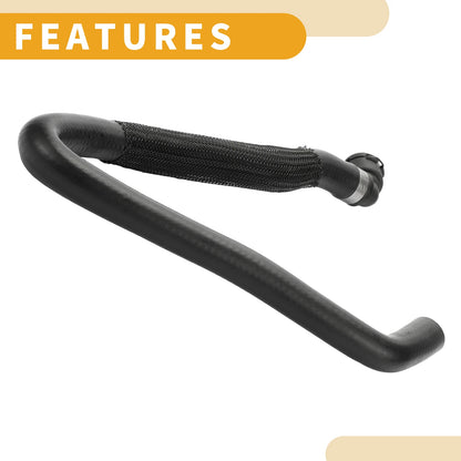 Radiator Hose for BMW 128i 2008-2013 Rubber Black