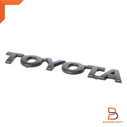 Matte Black Logo Emblem Badge for Toyota Hilux Vigo Revo Rogue (2005-2025)