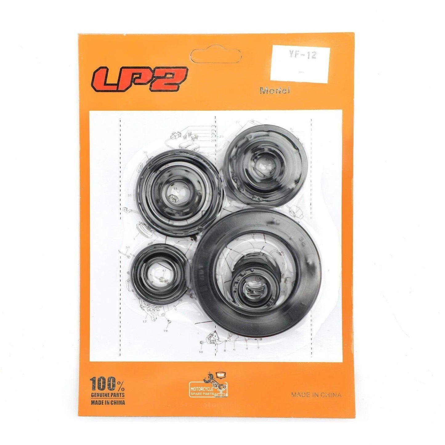 9pc Shaft Seal Set for Honda CR250R (2002-2004)