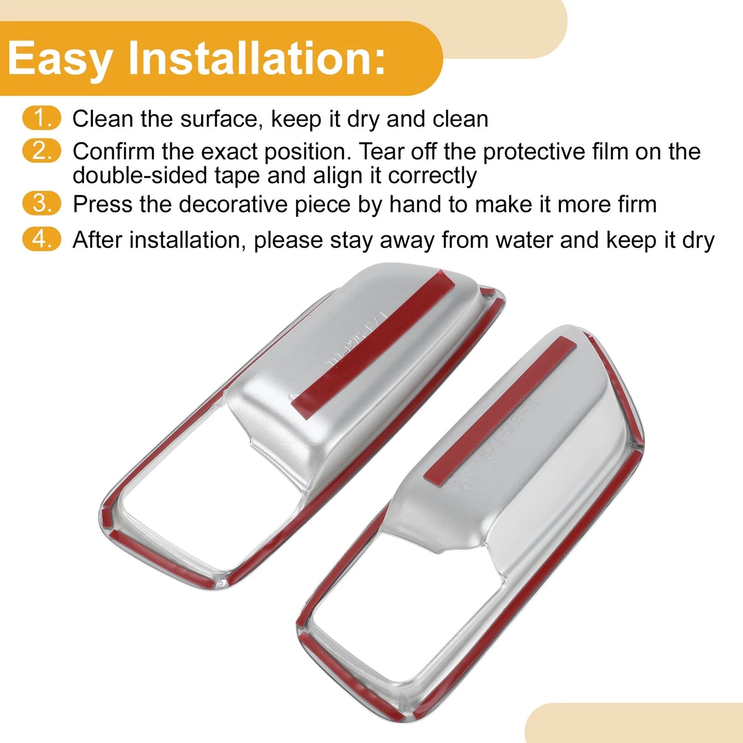 Interior Door Handle Bowl Cover Trim for Toyota Corolla (2019-2025)