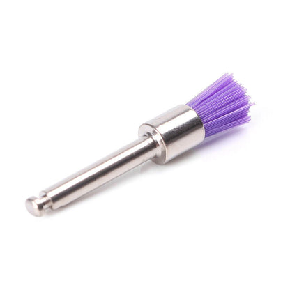 200PCS Dental Nylon Latch Polishing Brushes for Prophy - White/Colorful