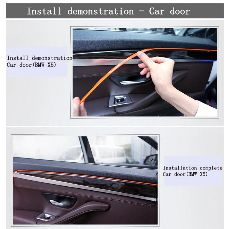 Blue Car Interior Neon LED Light Strip for Universal Models (2023)