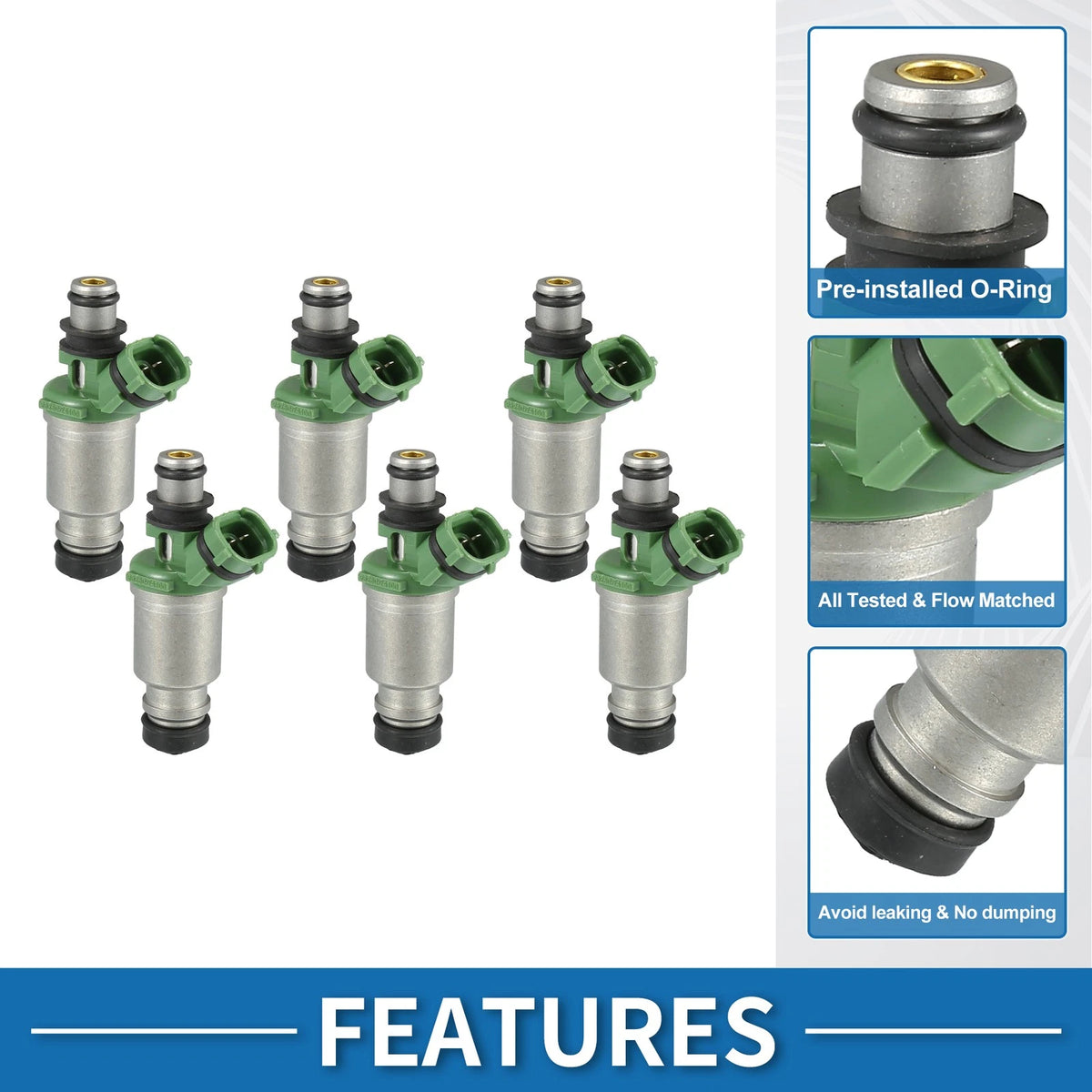 Fuel Injector 6 Pcs for Toyota Camry (1992–2000)