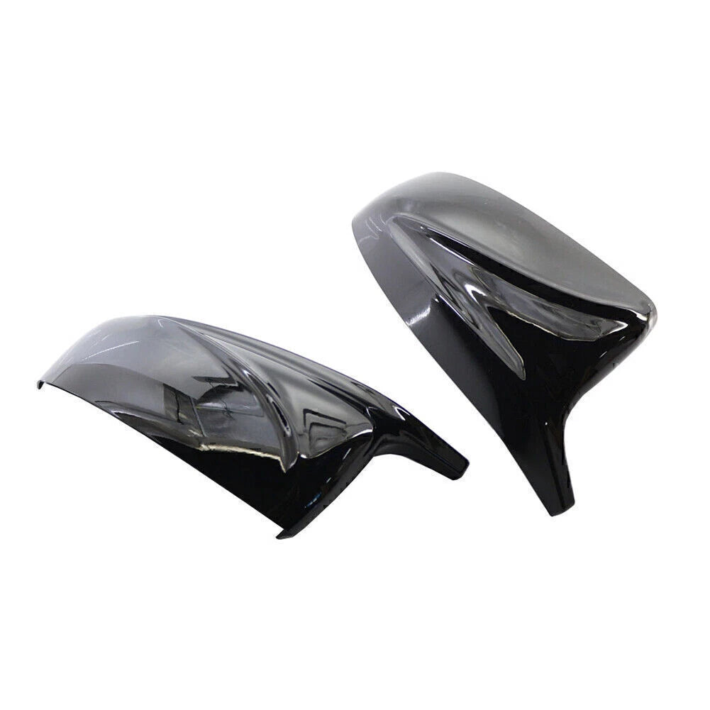 ABS Black Rear View Mirror Cover Trim for BMW X5 X6 (2007-2013)