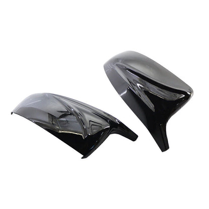 ABS Black Rear View Mirror Cover Trim for BMW X5 X6 (2007-2013)