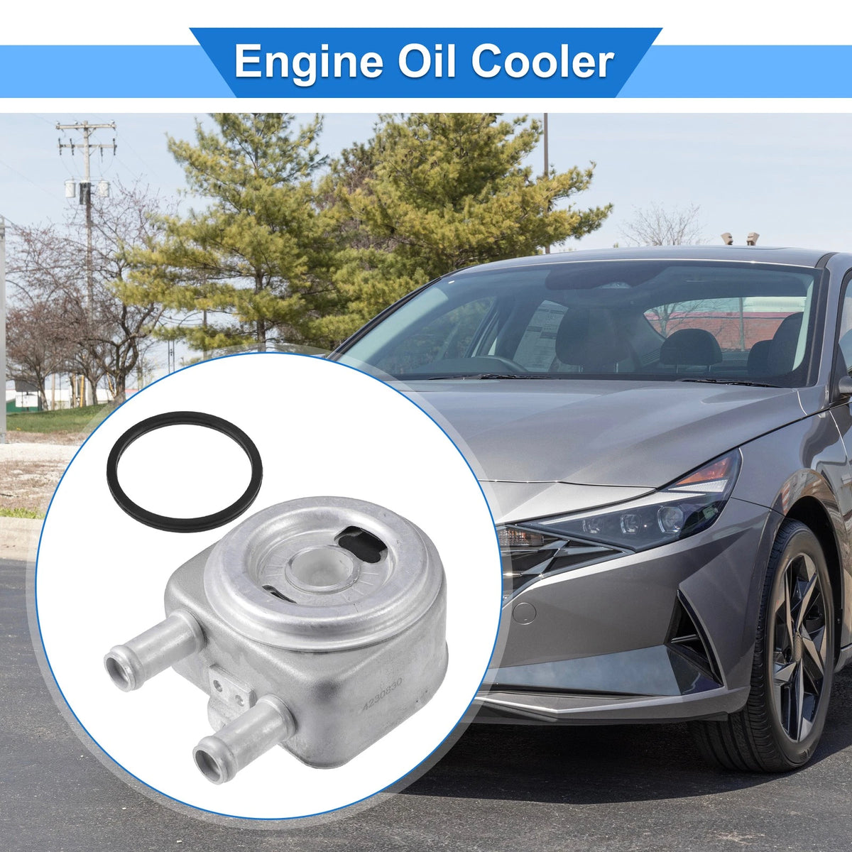 Engine Oil Cooler with Seals for Hyundai Tucson Sonata (2011-2023)