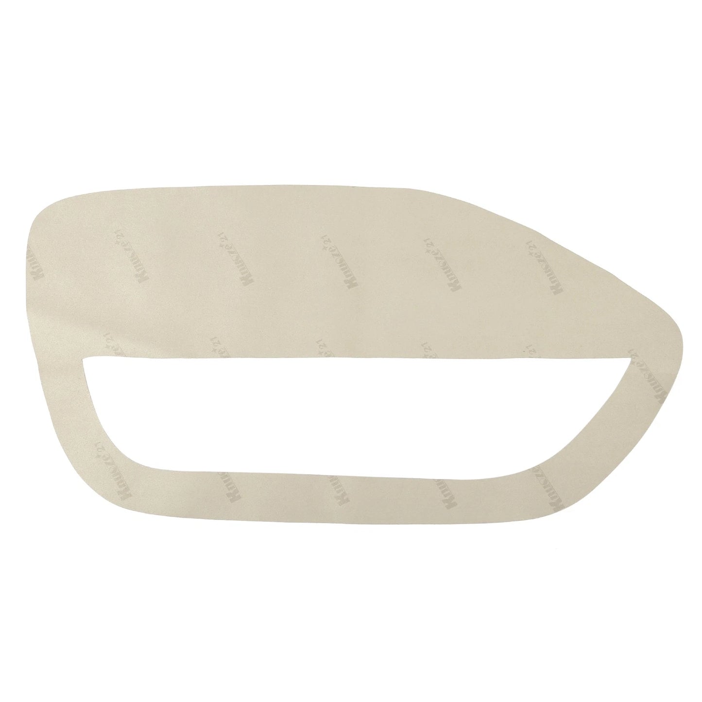 Beige Microfiber Leather Door Panel Insert Covers for Ford Mustang