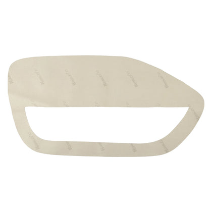 Beige Microfiber Leather Door Panel Insert Covers for Ford Mustang