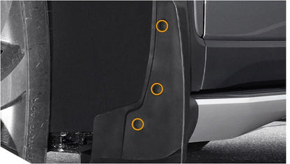 4 x Front Rear Splash Fender Guards Mud Flaps for Mazda 3 Sedan (2019–2023)