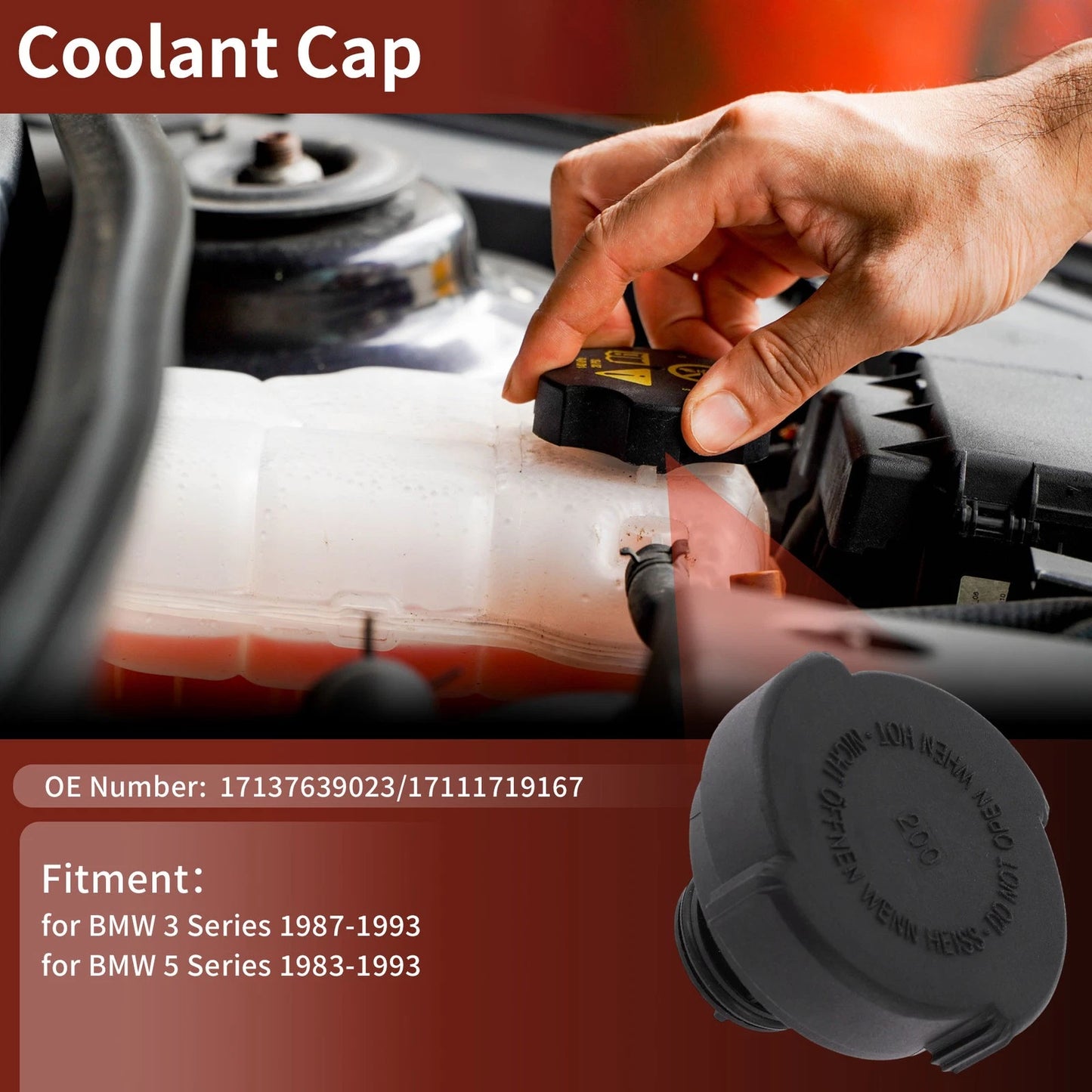 Coolant Cap for BMW 3 Series (1987-1993)