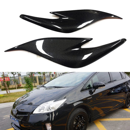 Carbon Fiber Headlight Eyelid Covers for Toyota Prius ZVW30 (2012-2015)