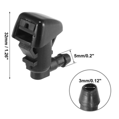 Front Windshield Washer Nozzles for Jeep Compass (2007-2010)