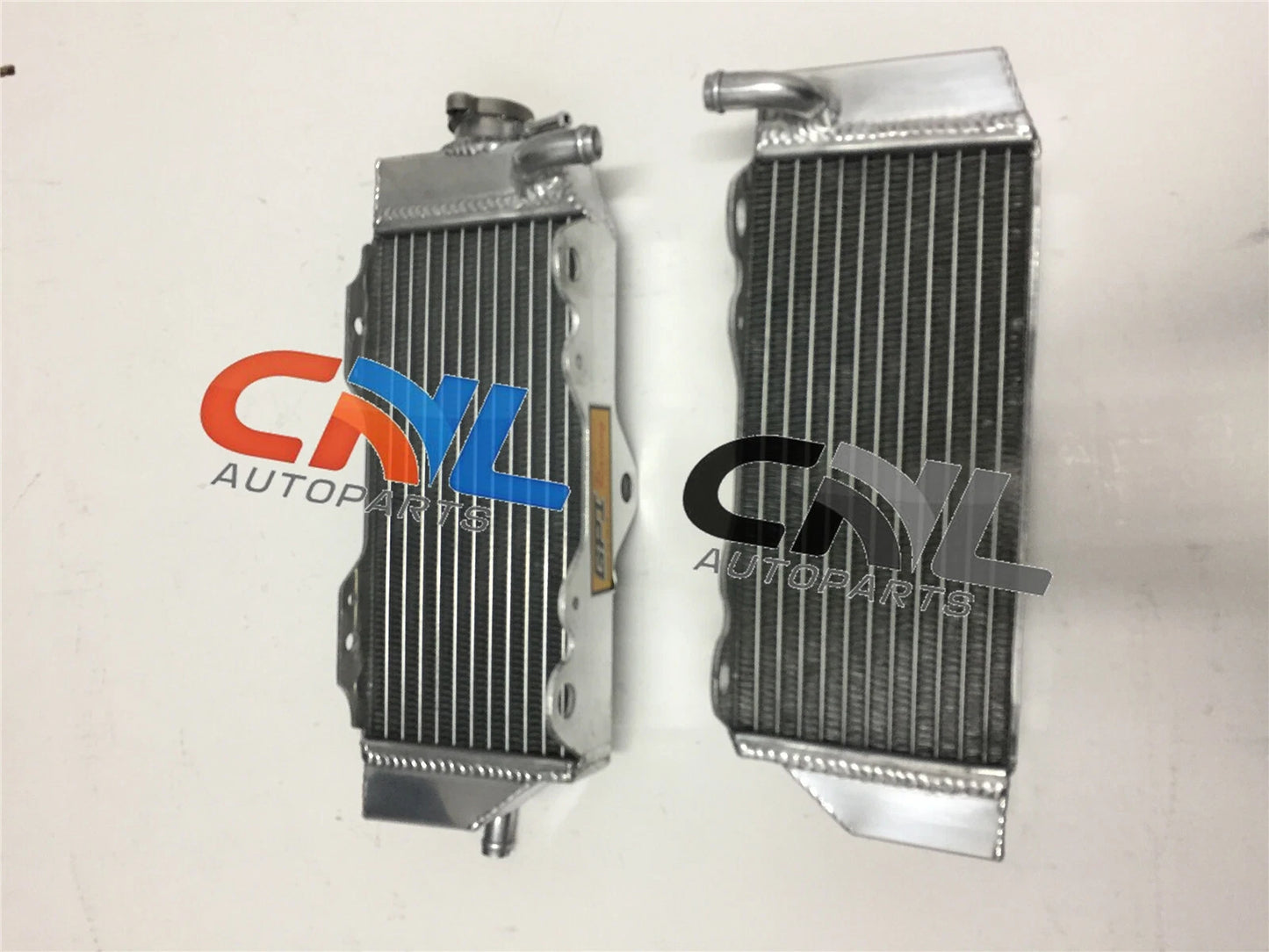 Aluminum Radiator & White Hose for Yamaha WR400F/YZ400F (1998-2000)