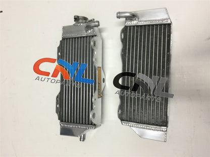 Aluminum Radiator & White Hose for Yamaha WR400F/YZ400F (1998-2000)