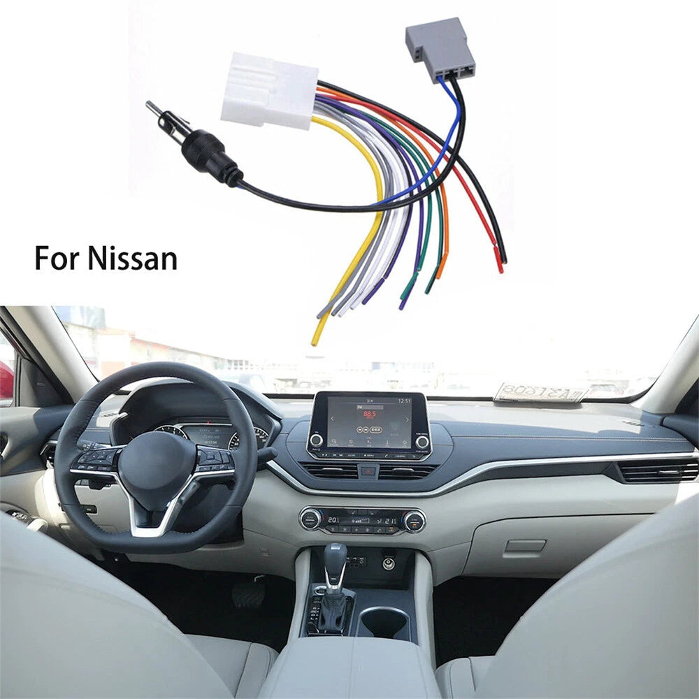 20 Pins Radio Audio Wire Harness Adapter for Infiniti Subaru Legacy Nissan 370Z (2008-2014)