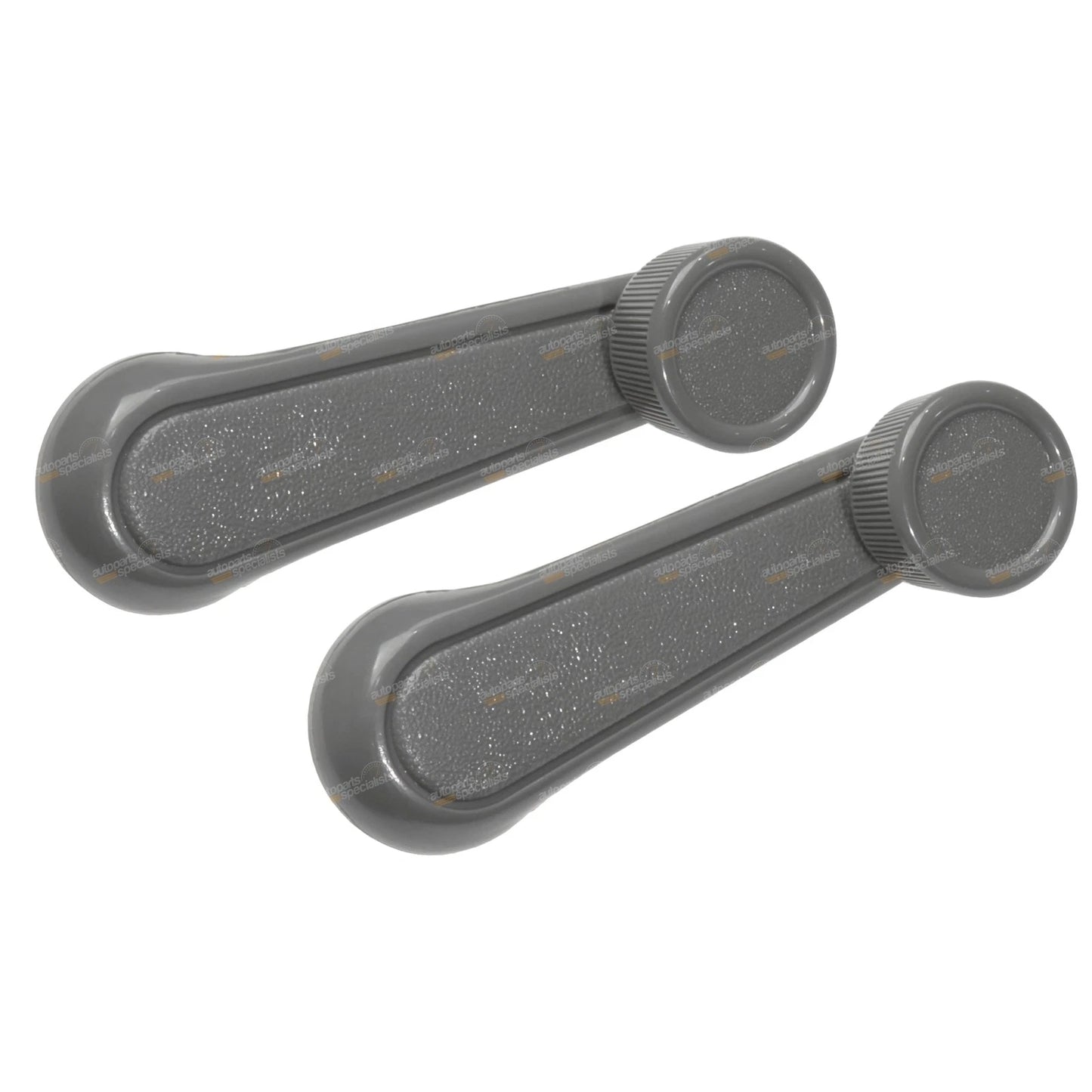 2 x Grey Door Window Winder Handles for Toyota Hilux LN65 YN65 YN67 (1983–1988)